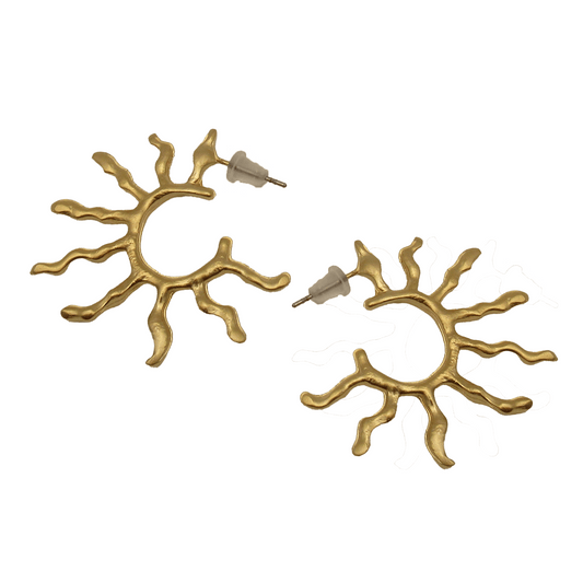 EOS - gold-plated earring